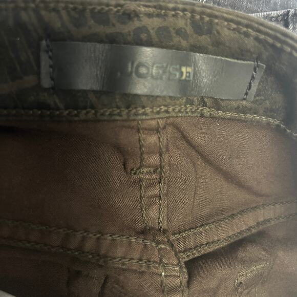 Joe's Women's Size 29 Green Brown Snake Print‎ Mid Rise Jeggings Skinny Jeans - Picture 3 of 9